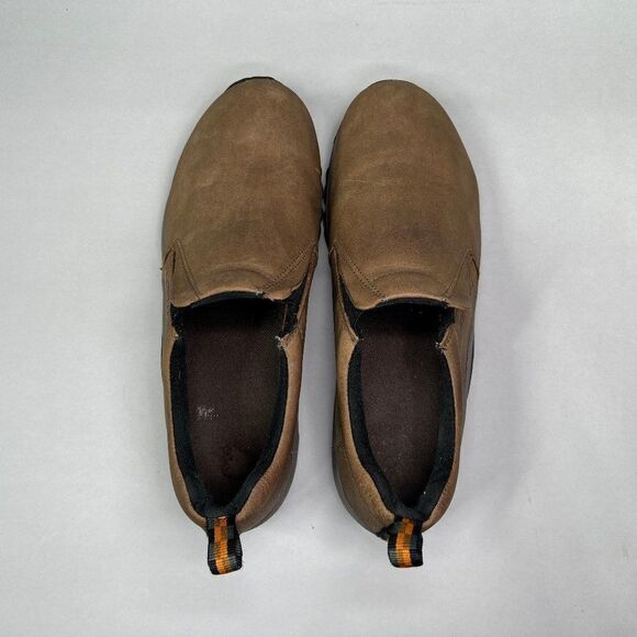 Merrell Men's Size 9 Jungle Moc Nubuck Leather Casual Slip On Shoes - Picture 9 of 12